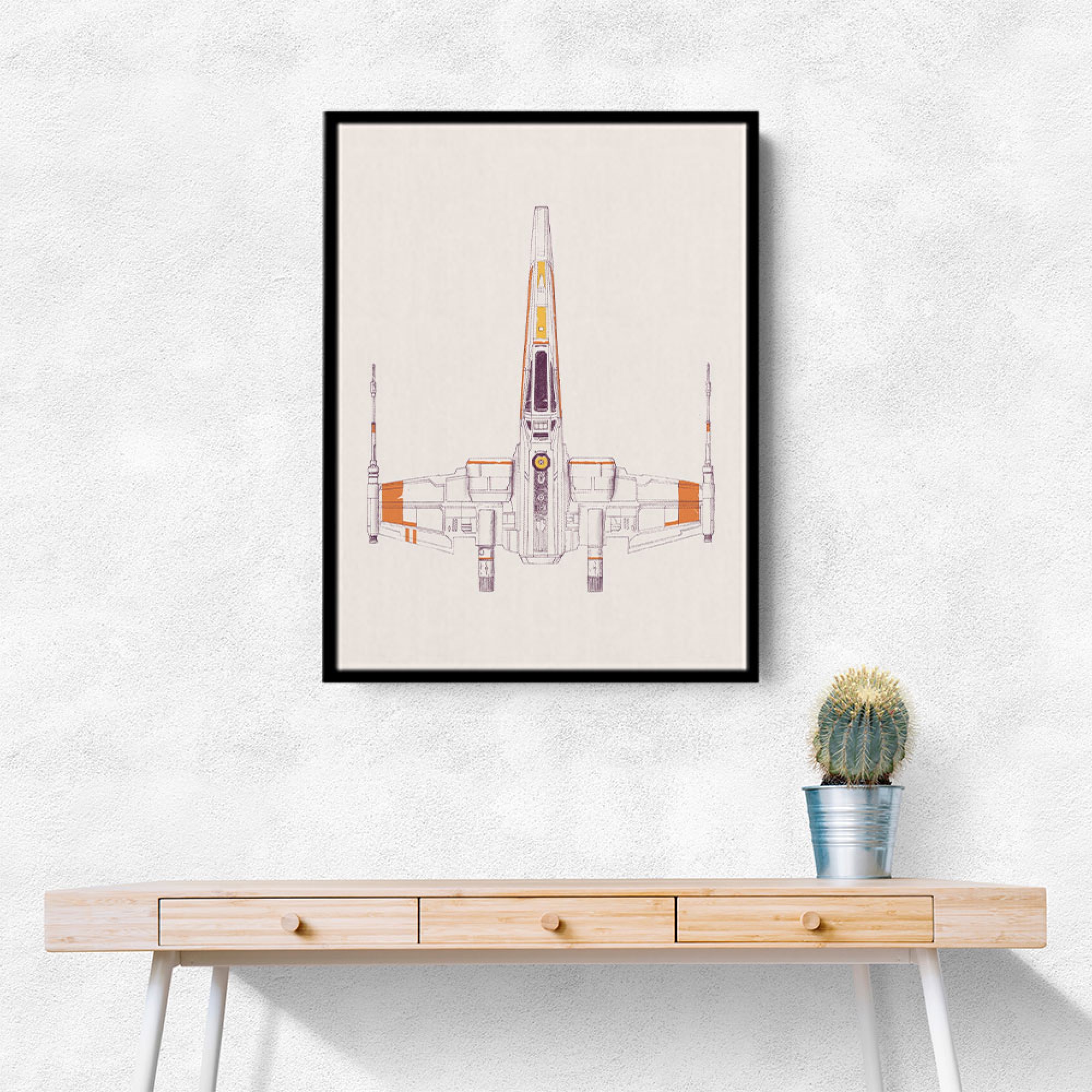 Spaceship Wall Art